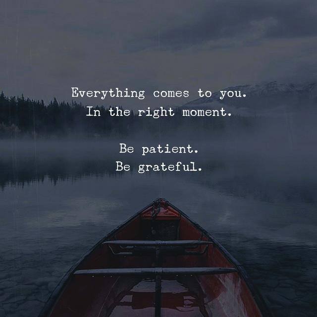 swpeternguyen's tweet photo. Be patient and grateful! Everything will come to you in the right moment! https://t.co/cU2Yp8Or4o