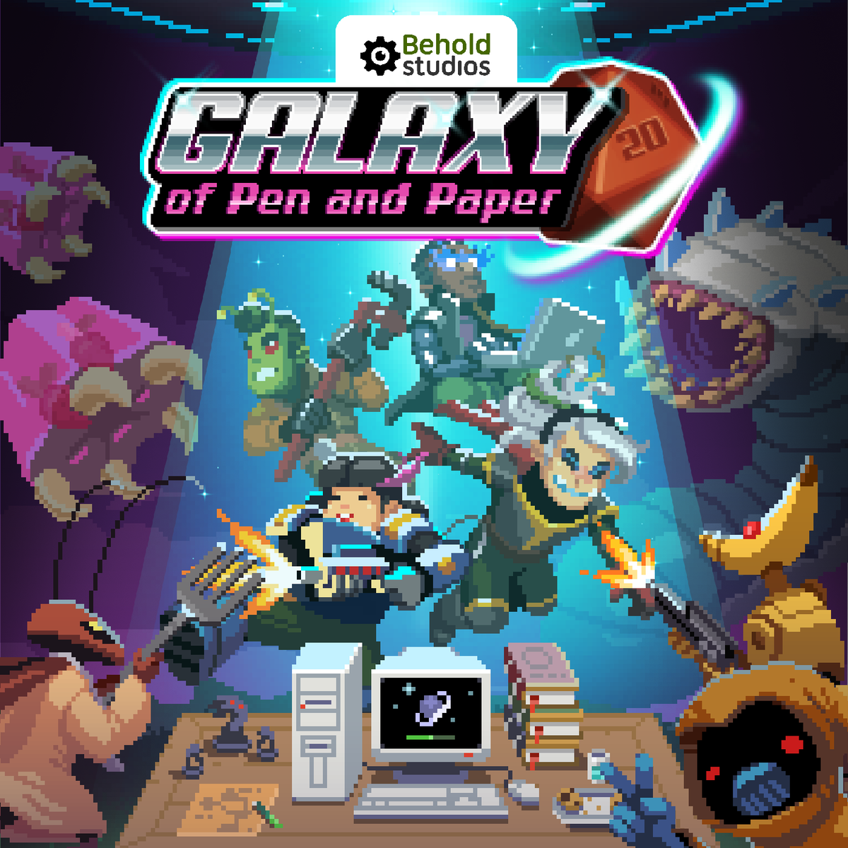 beholdstudios's tweet photo. #GalaxyOfPenAndPaper is out now! Get yours on Steam, Humble, Gog, App Store, Google Play, you name it. https://t.co/PkZ6MykBKr https://t.co/MiU6eMaZgP