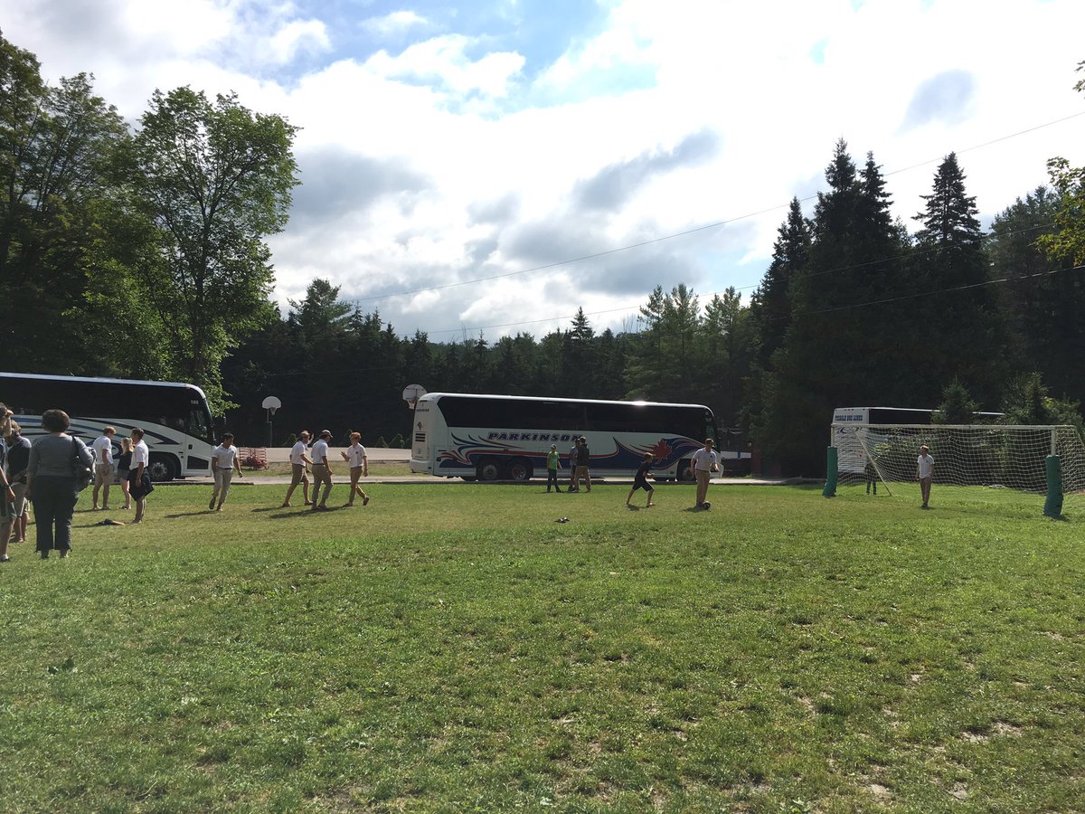 The buses rolled out at 10:15!! Thanks for a great month!