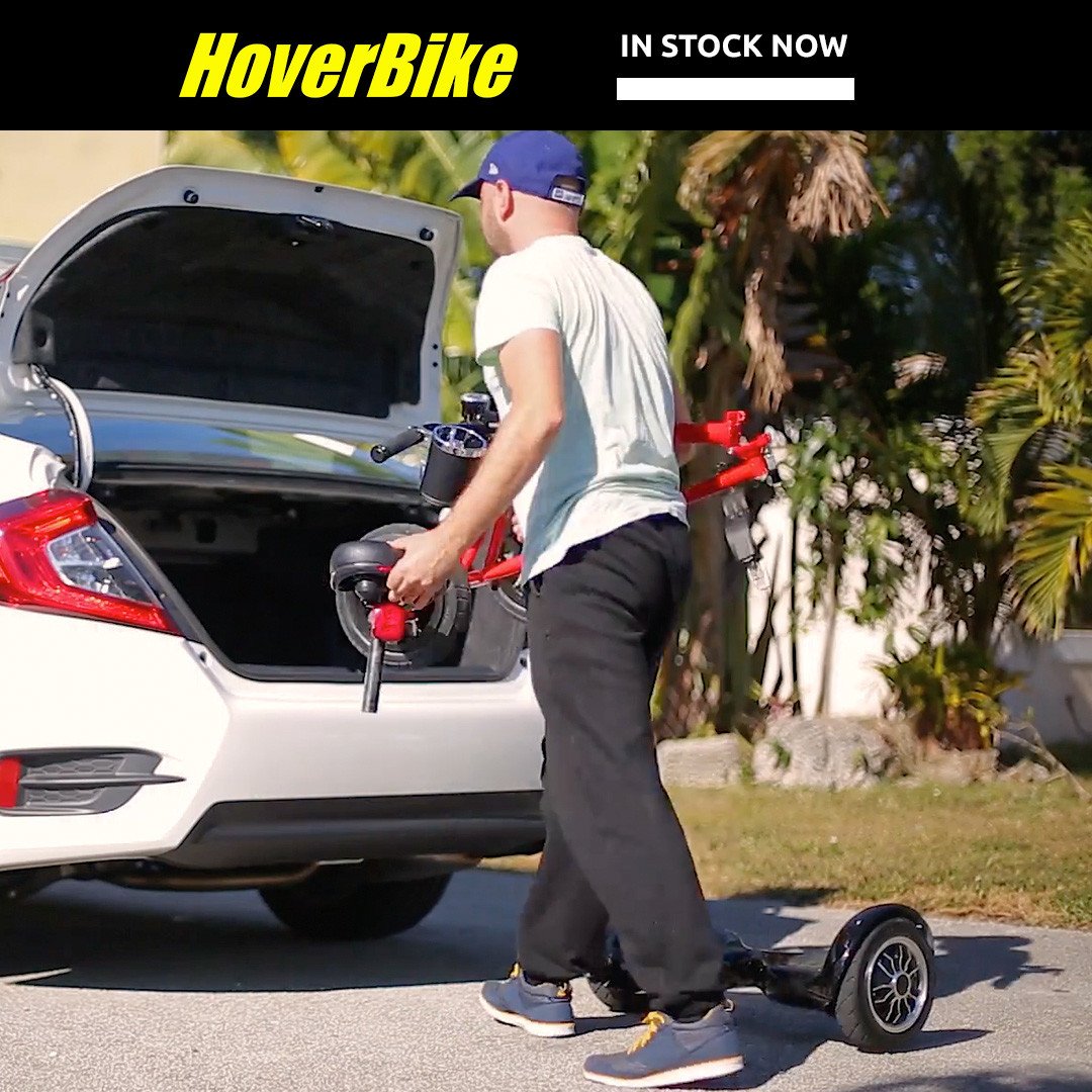 HoverBikeStore's tweet photo. What about a Hoverbike for this summer vacations? It's SUPER easy to carry! https://t.co/5fdJAEl6WR #hoverbike #hoverboard #hoverseat https://t.co/z3TcTfD5It