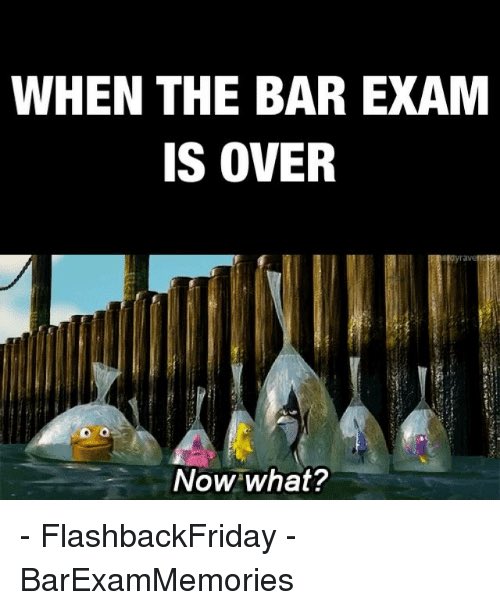 AbqBar's tweet photo. Sleep! We'll check on you in a week 😂#BarExam2017 https://t.co/jOB5KKLPaw