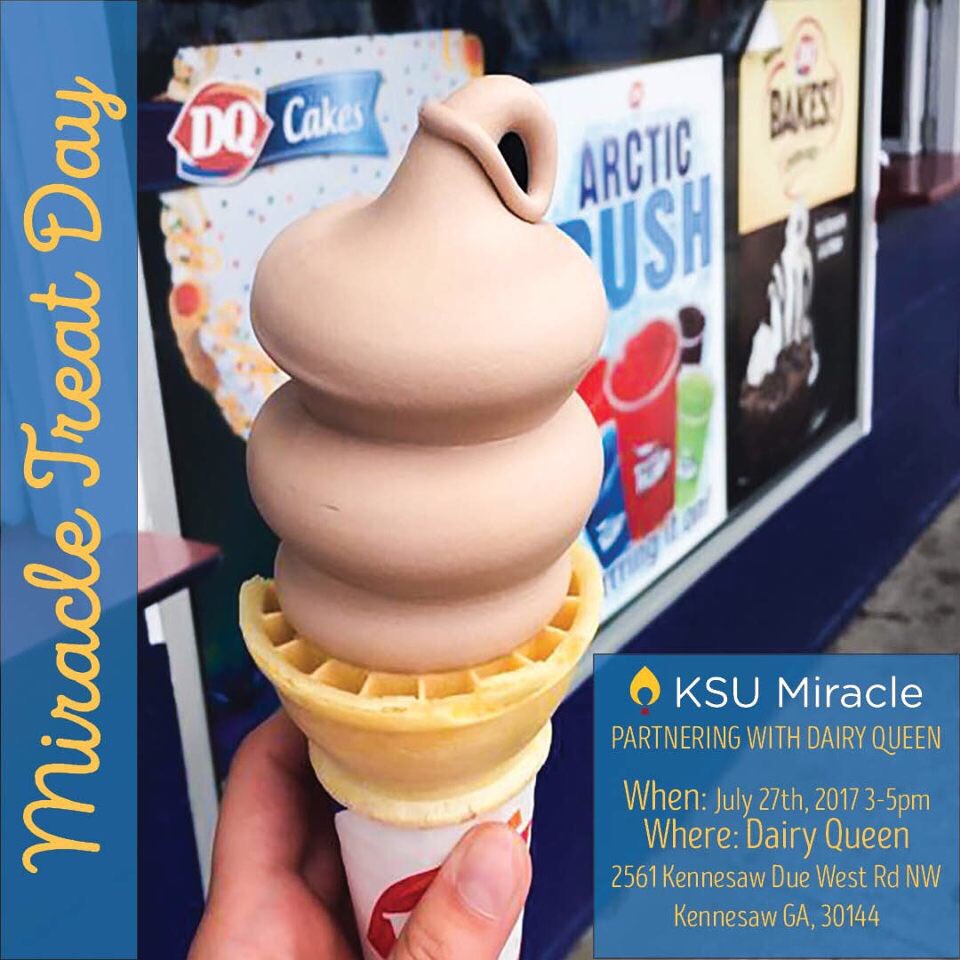 mike_franco6's tweet photo. #MiracleTreatDay #FTK #IceCreamWithPurpose @ksumiracle https://t.co/z3kFNI2FMR