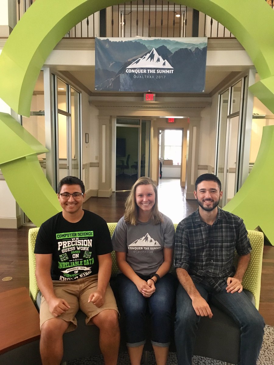 Qualtrax's tweet photo. Happy #NationalInternDay to our awesome summer interns! Thank you for all your hard work! https://t.co/ZpT6KHbetG