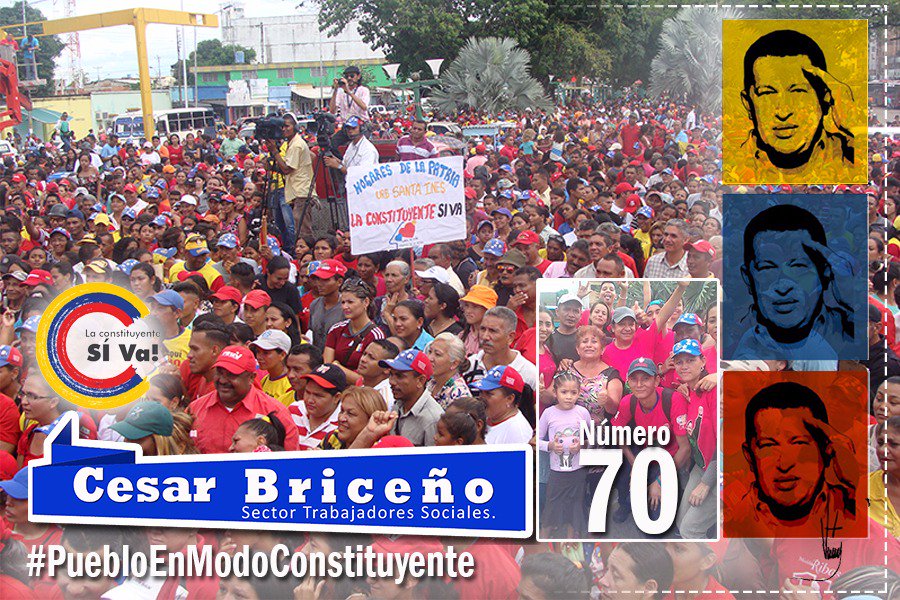 AlirioDigital's tweet photo. #27Jul Los Que caminan con él pueblo llevan la patria en sus venas vamos x la victoria constituyente @cesarbatallador  #VenezuelaVotaEn3Dias https://t.co/DfTfSQ2yHM