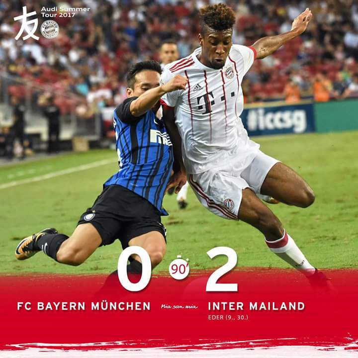 Moritzbhg's tweet photo. Endstand. #FCBAudiTour #MiaSanMia #FCBFCIM #weiterimmerweiter https://t.co/LtWV0VVYel
