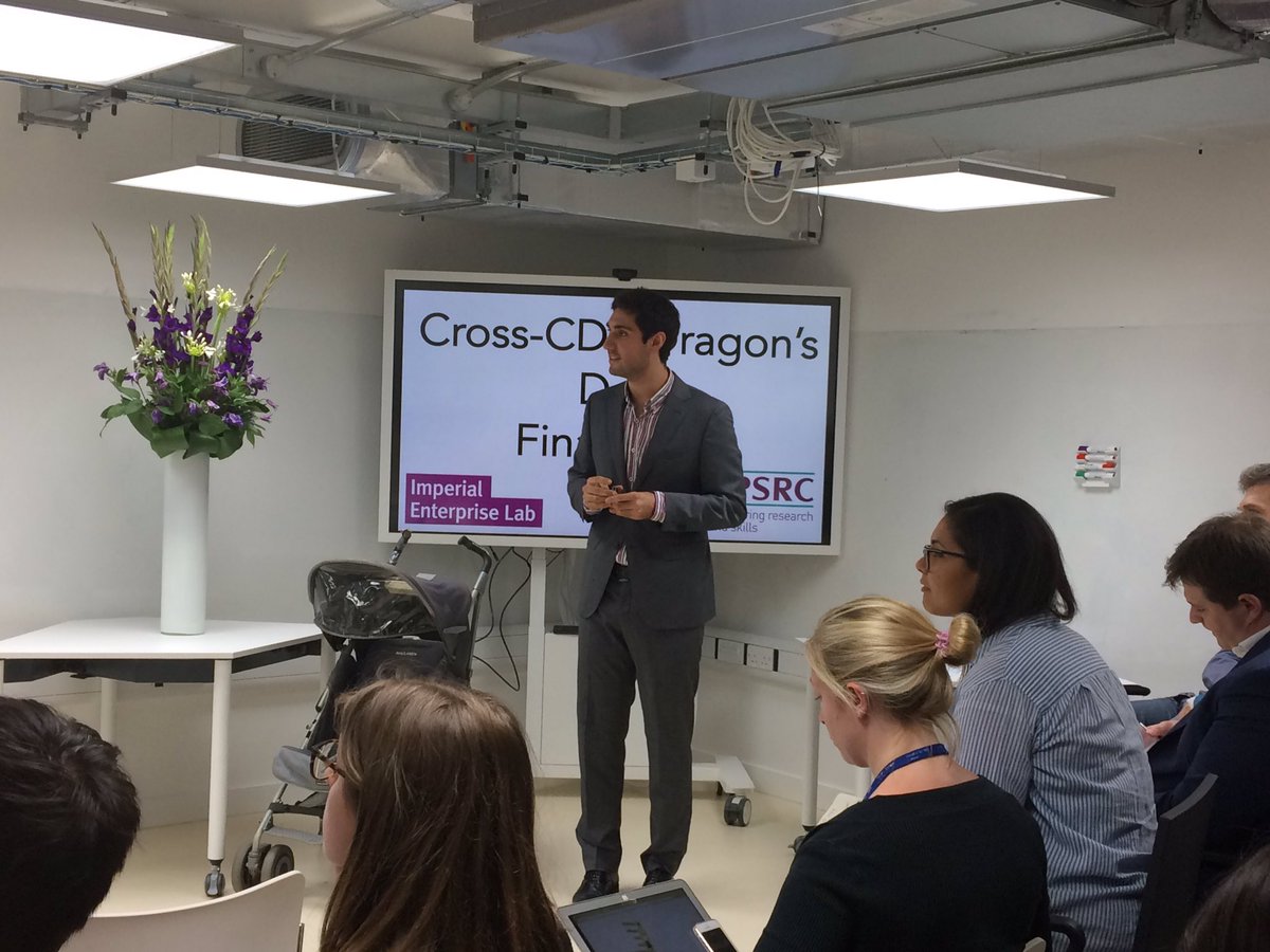 ImperialEntLab's tweet image. Our brilliant CDT teams pitching to our Dragons