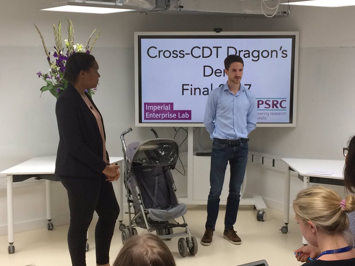 ImperialEntLab's tweet image. Our brilliant CDT teams pitching to our Dragons