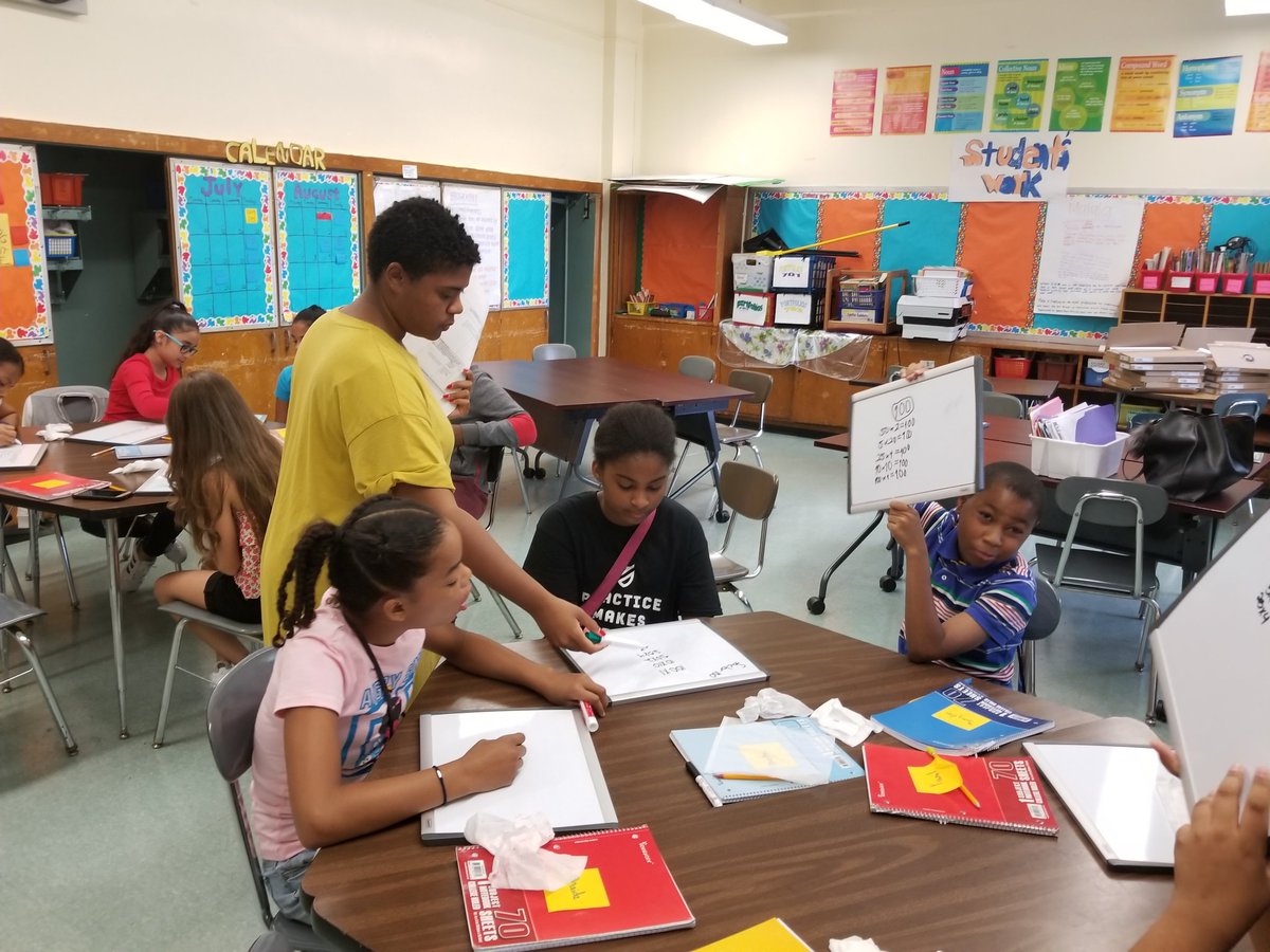 JRosarioNYCPS's tweet photo. Cultural Day is about to start @PMPUSA @Dunbar_MS301 but first some Prime Factorization #SummerFoward #AchievmentGap @Making8Great https://t.co/SAkiIqnBtA
