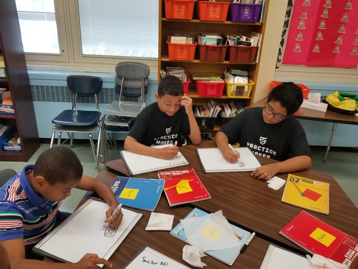 JRosarioNYCPS's tweet photo. Cultural Day is about to start @PMPUSA @Dunbar_MS301 but first some Prime Factorization #SummerFoward #AchievmentGap @Making8Great https://t.co/SAkiIqnBtA