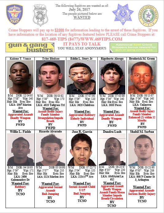 fortworthpd's tweet photo. #WANTED 

Do you these fugitives or know their whereabouts?  Please call 817-469-8477 if you do.

#CrimeStoppers https://t.co/PD6SZKffrN