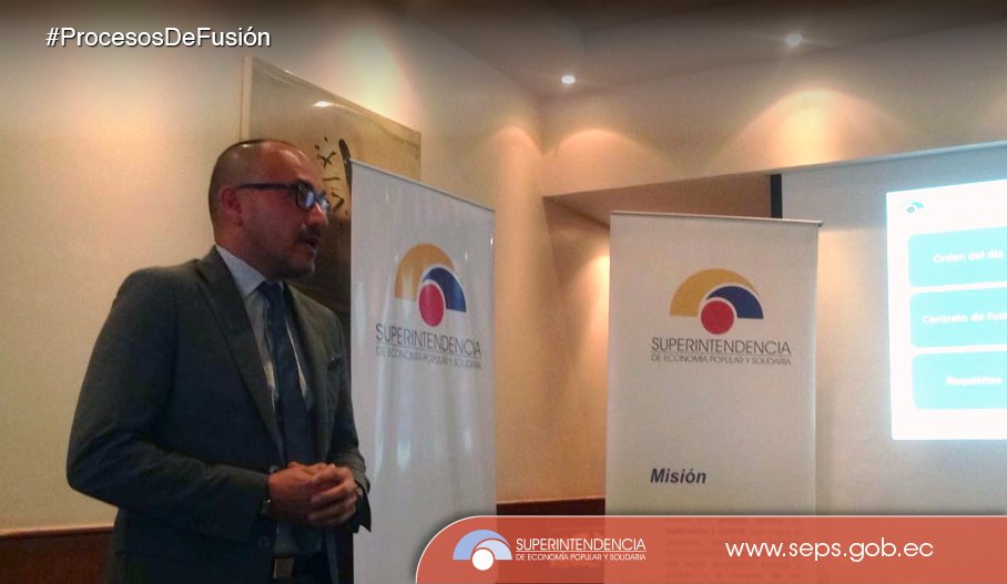 Robert Páez, director Nacional de Mecanismos de Resolución de la SEPS, explica cuál es el proceso que deben seguir para fusionarse.