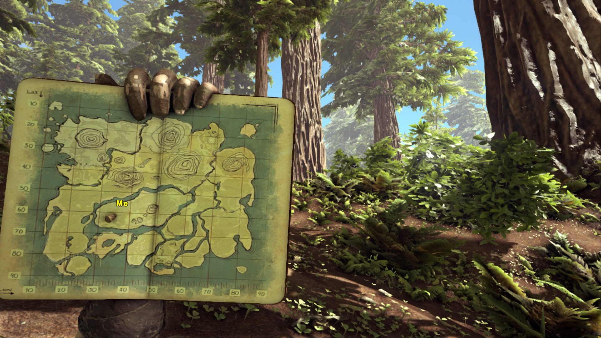 Ark生物紹介bot Al Twitter 赤杉林 島の中央にあるバイオーム 上に家を建てられる破壊不能の巨木が立ち並び 大木にはティラコレオや 蜂の巣が付いている事も 沼地や山に比べて肉食は少ないが テラーバードやカルノが頻繁にスポーンするので初心者には充分危険