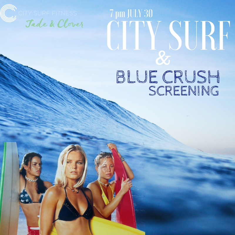 THIS SUNDAY! City Surf circuit workout &amp; Blue Crush screening at 7pm! Sign up here: eventbrite.com/e/city-surf-bl… Limited spots available!
