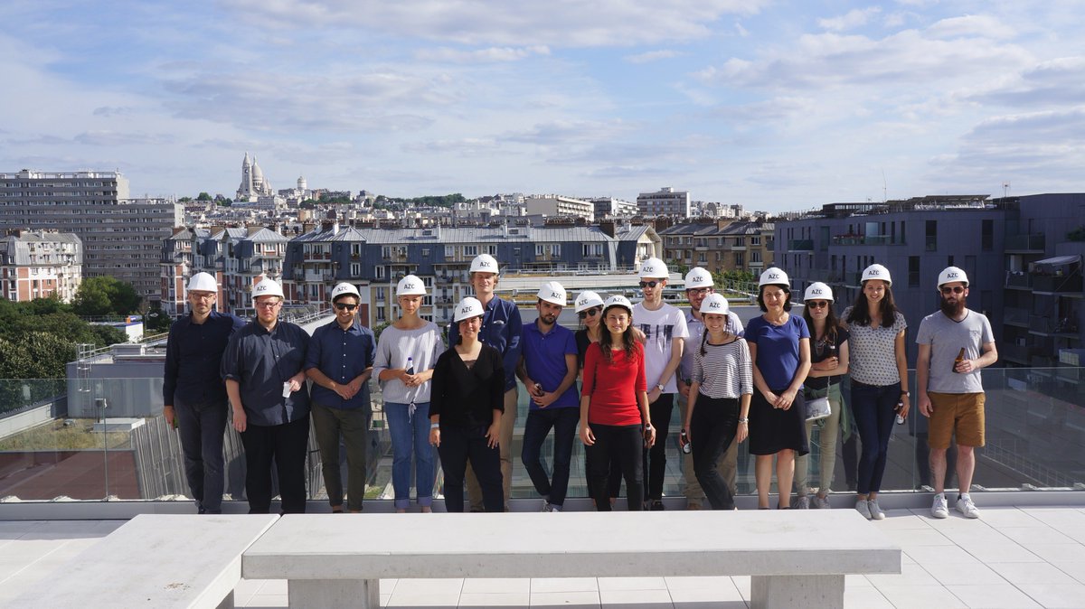 #Visitedechantier à l'hôtel d'entreprises Binet (18e), bâtiment inscrit dans "L'Arc de l'innovation" de la Ville de <a href="/Paris/">Paris</a> #azc #teamarchi