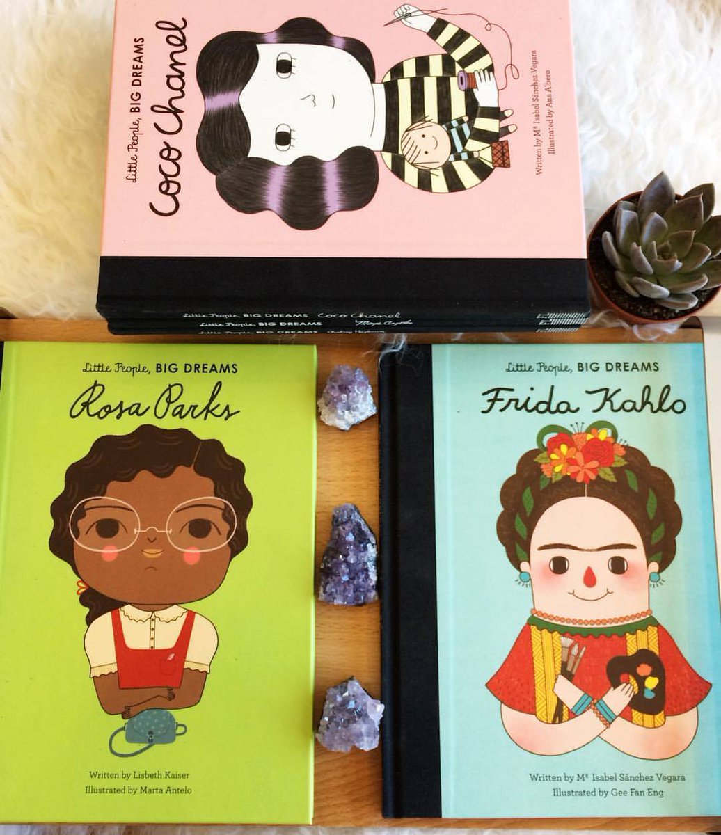 Little People, BIG DREAMS. Stories of these outstanding women in the form of children's books. #childrensbooks #deepellum #jadeandclover