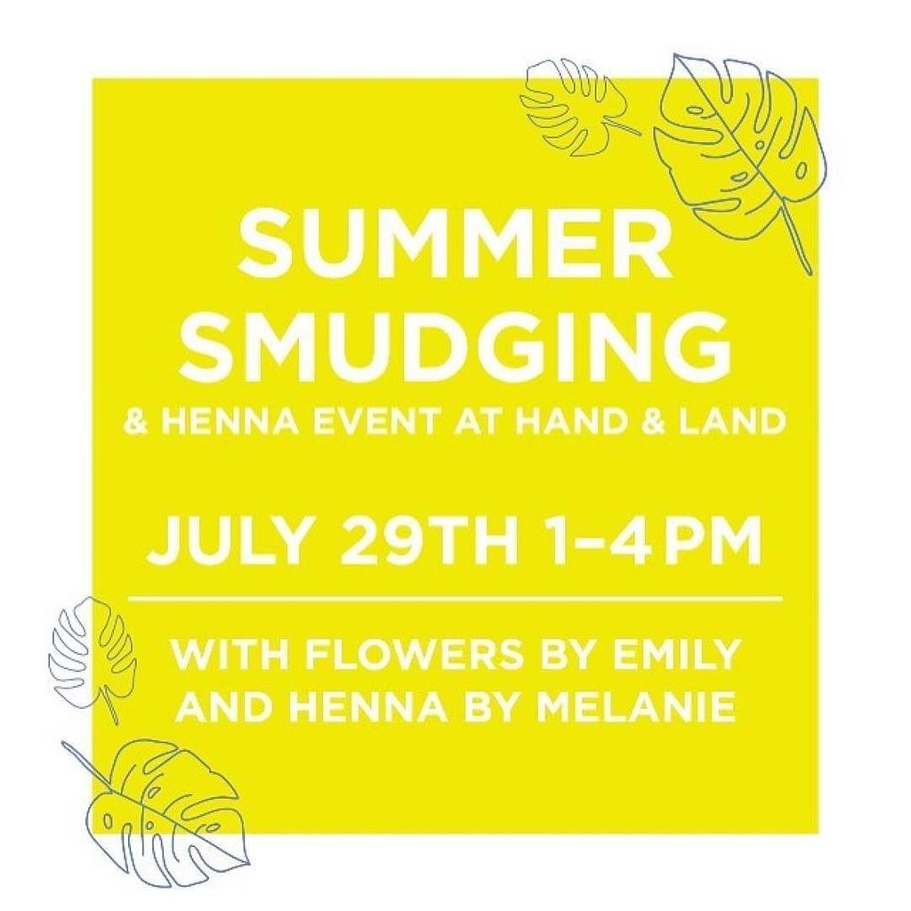 Get ready for an event filled with mid-summer adornment and and energy clearing. <a href="/handandland/">HAND & LAND</a> is welcoming mmelani… ift.tt/2v18vTc