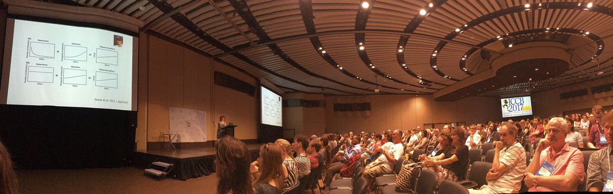 ICCB2025's tweet photo. Take home: don't give up, learn a new language, get involved in policy and stay optimistic! #ICCB2017 @ConservOptimism https://t.co/zt3guzURJR