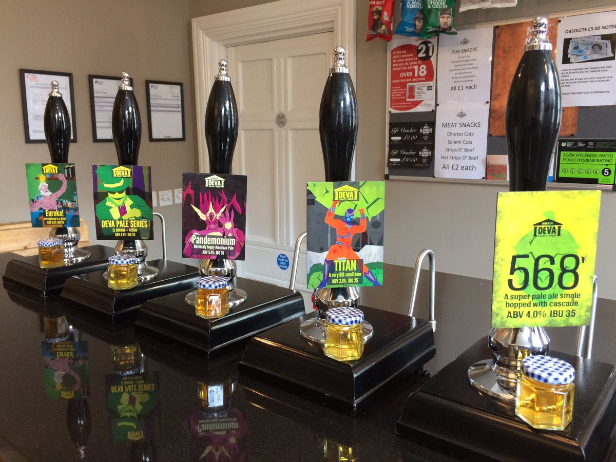 MoldAleHouse's tweet photo. Today's the day for our sixth Meet the Brewer and it's the turn of Deva Craft. Open from 4pm with Deva doing their thing from 7.30pm. #Mold https://t.co/LXlIYxF7Dy