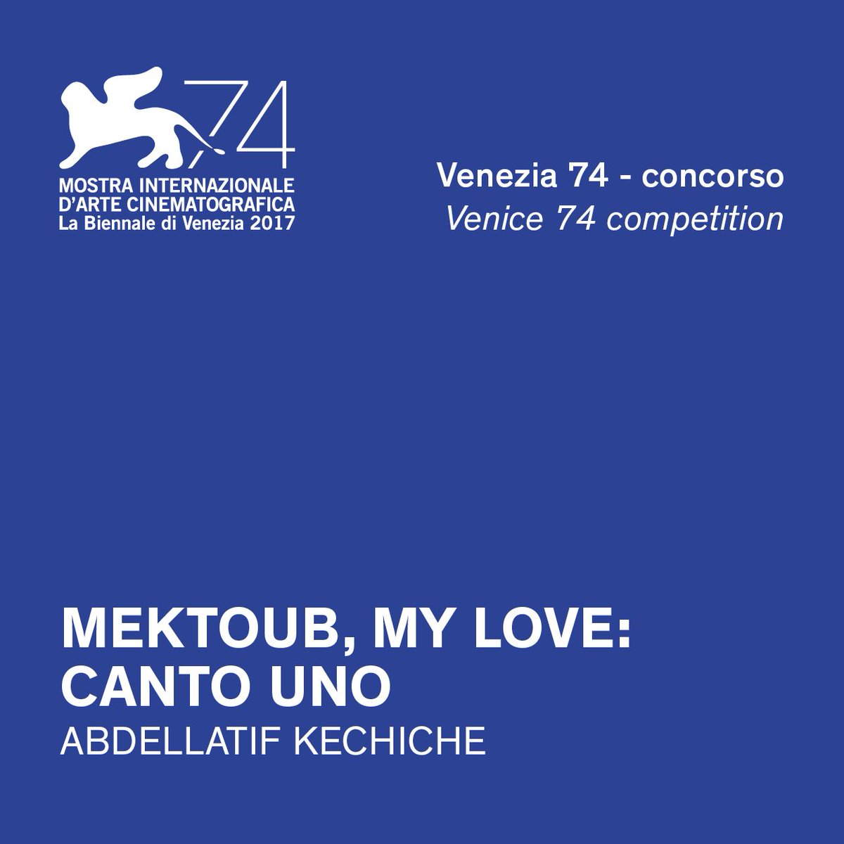 la_Biennale's tweet photo. #BiennaleCinema2017 #Venezia74 Concorso/Competition https://t.co/FncC5dv0YB