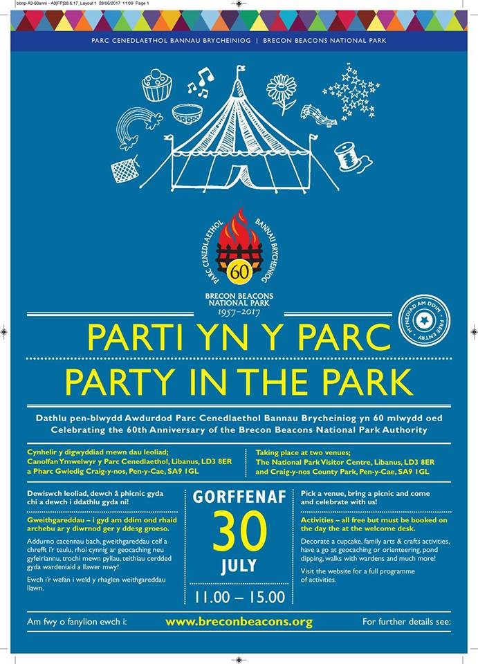 Party in the Park is this Sunday, 11-3, at the National Park Visitor Centre &amp; Craig-Y-Nos Country Park! Fun for all: goo.gl/T4NQ9q