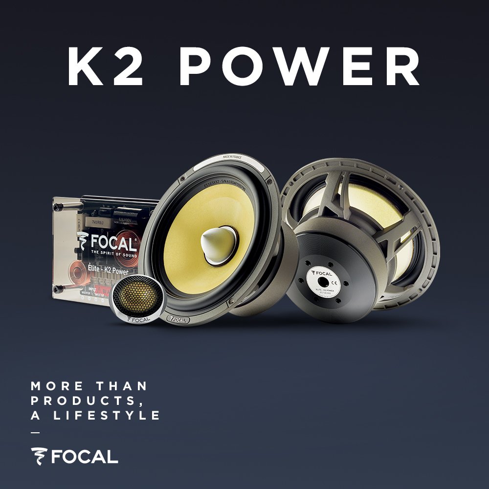 FocalOfficial's tweet photo. Push back the limits of performance with #K2Power Line. A powerful and dynamic sound on the road. #CarAudio https://t.co/AEBEGnoLUo https://t.co/PCuqe7Mz0p