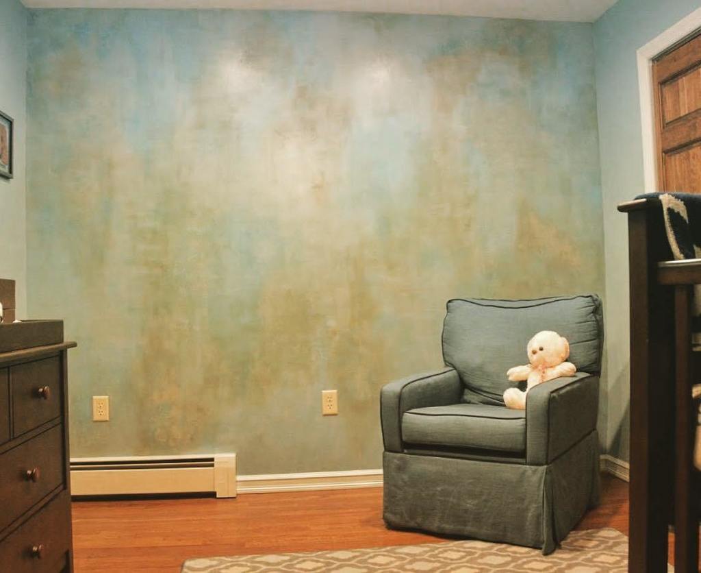 MWDesignsNY's tweet photo. #tbt This #focalwall is completed with soft tones, muted colors and slight movement, complementing the wood furniture and floor of this cut… https://t.co/EvO9uJddcX