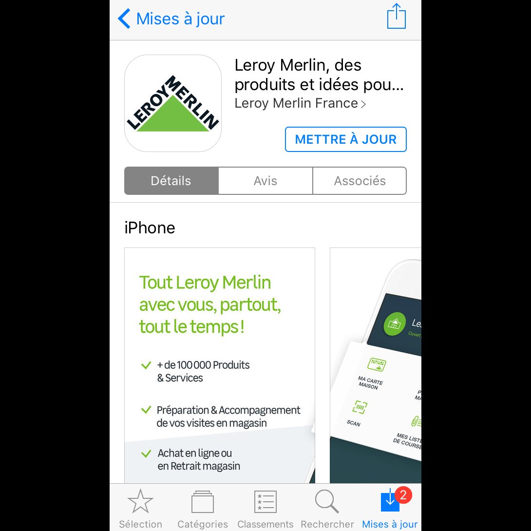 leroymerlinfr's tweet photo. Coucou @San37_ ! Défi lancé, défi relevé ! #AppUpdate #exorcisme #changelog https://t.co/TtNfOgJUEF