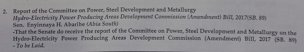 Welcome to a new Legislative day in the Senate. Senate President Bukola Saraki takes the official prayer, leads the chamber into today's proceedings.