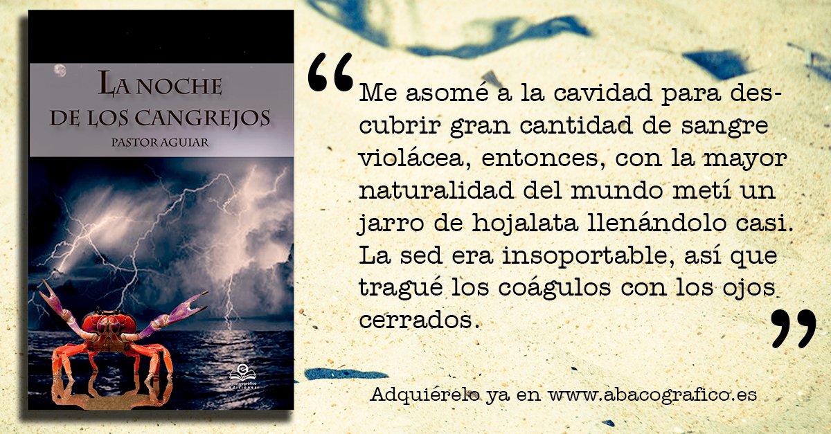 EntornoG's tweet photo. La noche de los cangrejos es nuestra recomendación literaria esta semana. Conoce este libro: https://t.co/c8jP6qbSw0 https://t.co/FQ2JXARz1i