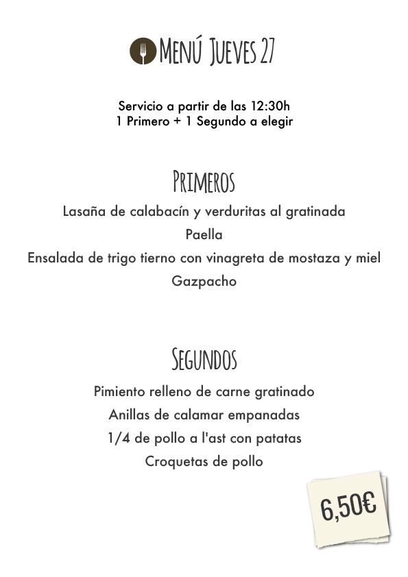 TotCarbo's tweet photo. Menú del día #santacoloma #menú #food #menú #lasaña #ensalada #gazpacho #croquetas #polloalast #totcarbo https://t.co/GcGW5PVQxv