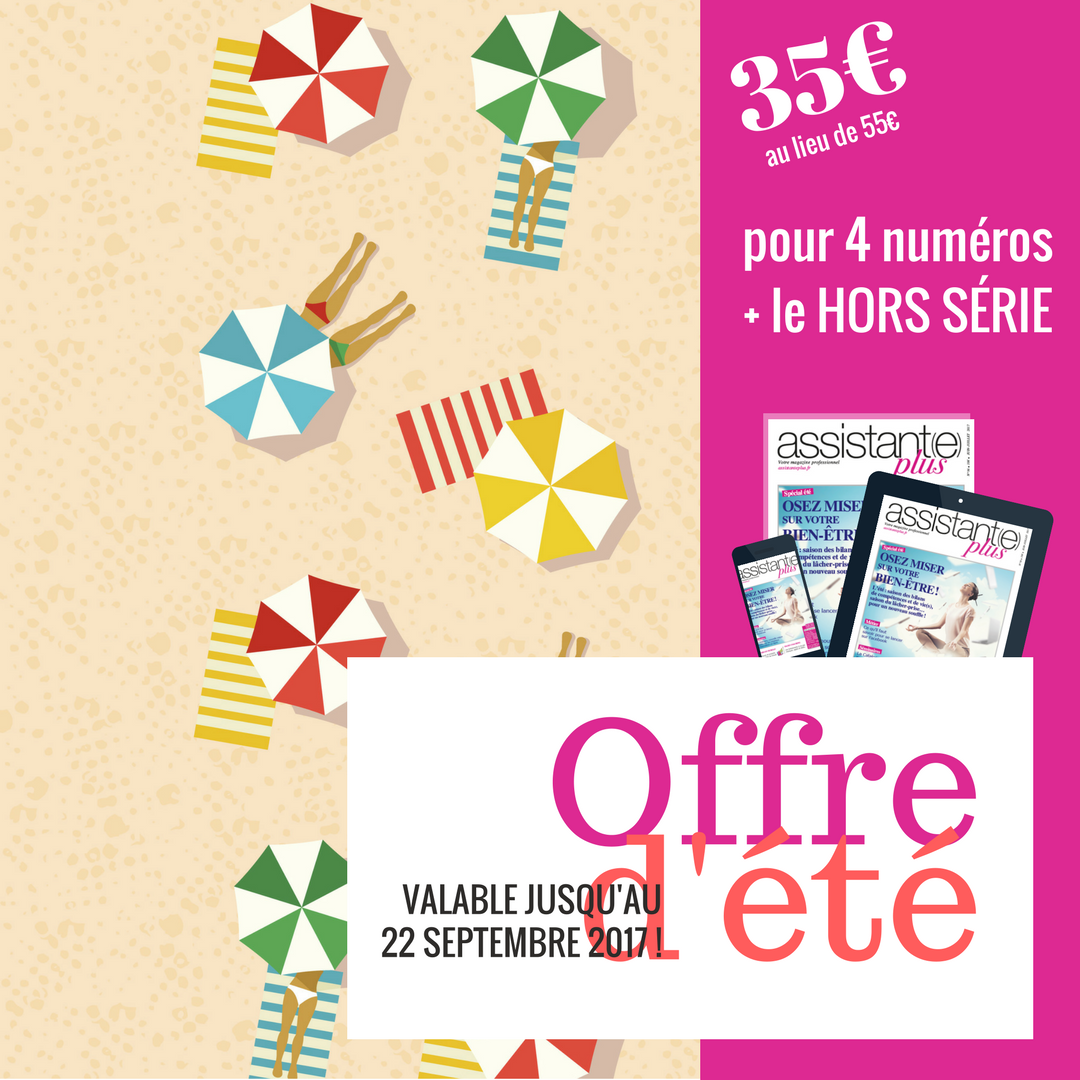 Assistanteplus's tweet photo. Découvrez notre offre d'abonnement spéciale été ! #assistanteplus #magazine #abonnement #assistante #assistant --> https://t.co/yZreYkmqW4 https://t.co/owKvT3MJrV
