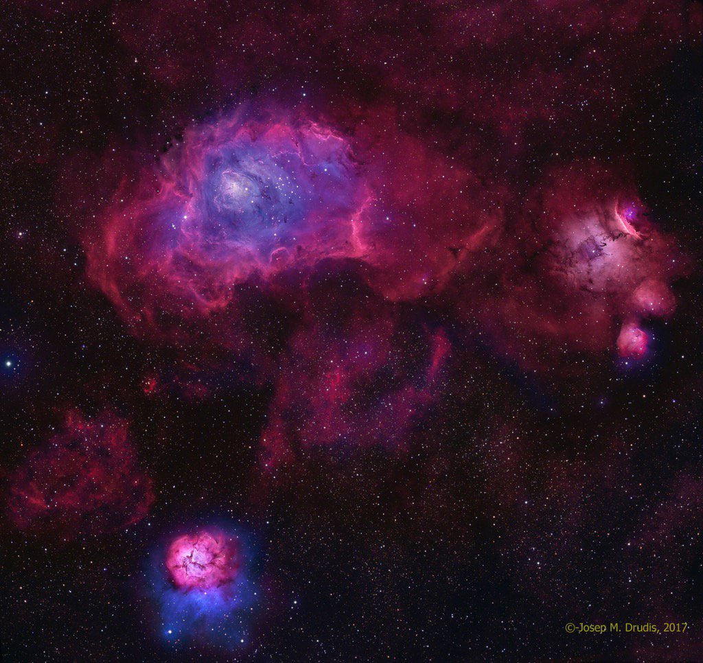 The_SolarSystem's tweet photo. 'A Sagittarius Triplet' #space #universe #NASA_App
https://t.co/hHoYkLqitw https://t.co/5Q2VkD3AcQ