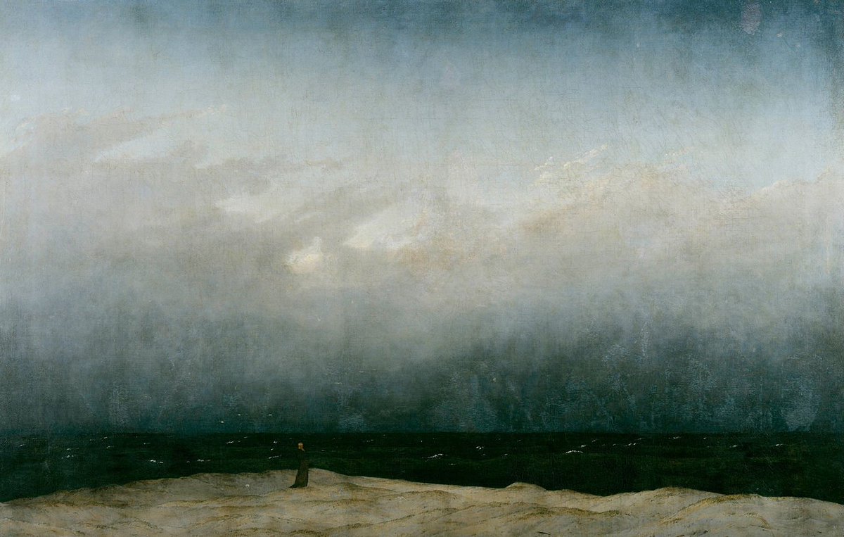 _whitedistrict_'s tweet photo. #Dettagli d'#arte: Una foschia si alza dal #mare, creando una palette di colori magnifici - Friedrich. Buone vacanze a tutti da TheDistrict! https://t.co/eLT5NxNDy5