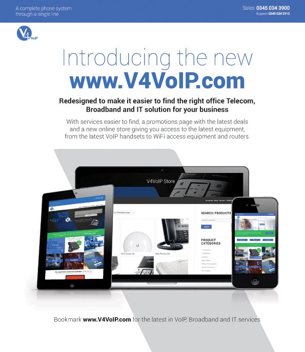 V4Voip's tweet photo. Check out our new website for the latest in VoIP Telecoms, Broadband and IT services for businesses. https://t.co/71PH3admX3