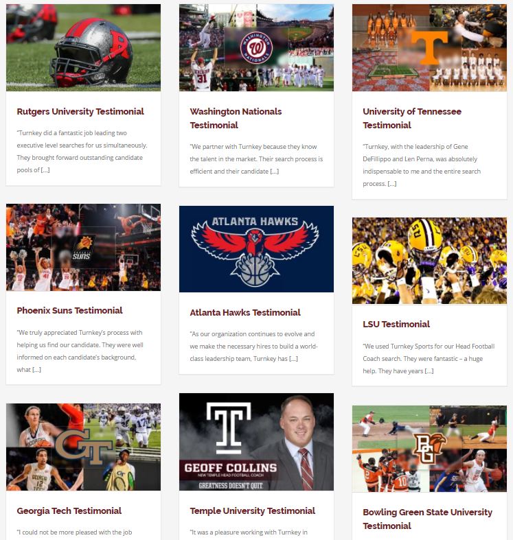 TurnkeyZRG's tweet photo. What's it like to work with #TurnkeySearch? See what our clients have to say: https://t.co/EPu48dJwRU #sportsbiz #recruiting https://t.co/qQ7Bc9FkQu
