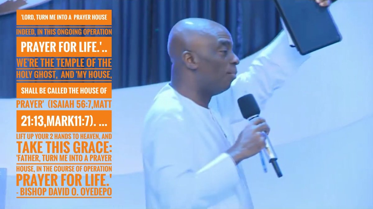 WinnersChapelNL's tweet photo. #ThursdayPropheticWord
'FATHER, turn me into a Prayer House, in the course of #OpPrayer4Life .'
- BISHOP OYEDEPO
https://t.co/RRpWAceMC8 https://t.co/KVS529k7VE