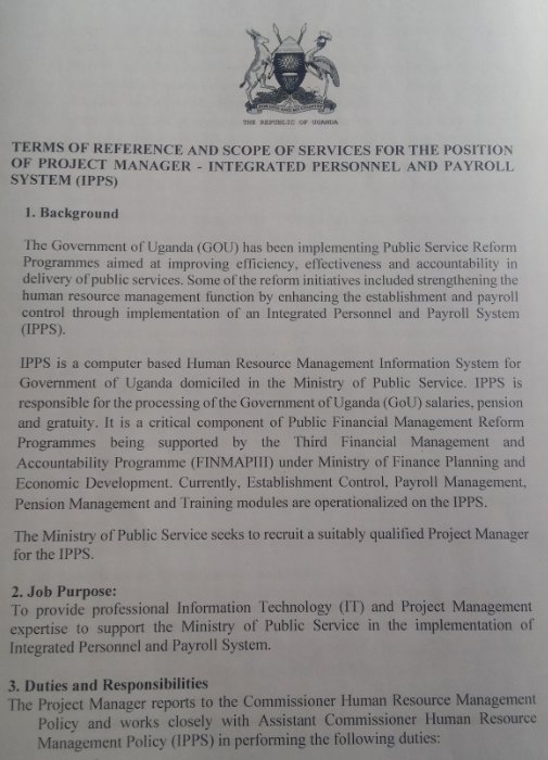 MopsUg's tweet photo. #IPPSHiring Position:  IPPS Project Manager
Terms: 2 Years Contract Renewable https://t.co/UwUye0tGnr