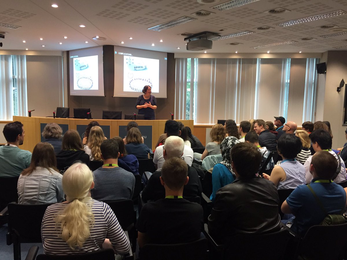 Great discussion this am with international summer camp for blind youngsters from 15 different European countries and Japan <a href="/ICCBelgiumOrg/">ICC Belgium</a>