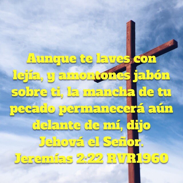 pasdarling's tweet photo. Solo Jesús puede dar solución a nuestros pecados, confiemos solo en él #rpsp #PrimeroDios #Jer2 @socratesquispe @ayora_da @everondonato https://t.co/qwJ12KziXm