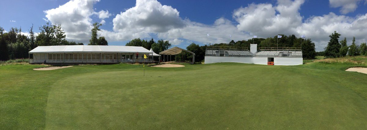GalgormGolf's tweet photo. New layout at 18th @GalgormResort #NIOpen by @modestgolf...updates to follow....watch this space. @NDMarquees @Actavo_Events @Marcon_Fitout https://t.co/QGei7AM4uE