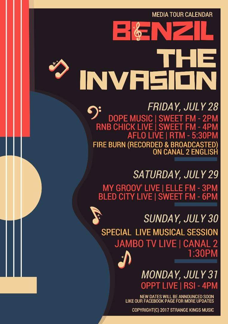 PASCAL_YK's tweet photo. @SirBenZil's media tour calendar!!!
#TheInvasion #StrangeKings #Team237 https://t.co/9dLm0vL39M