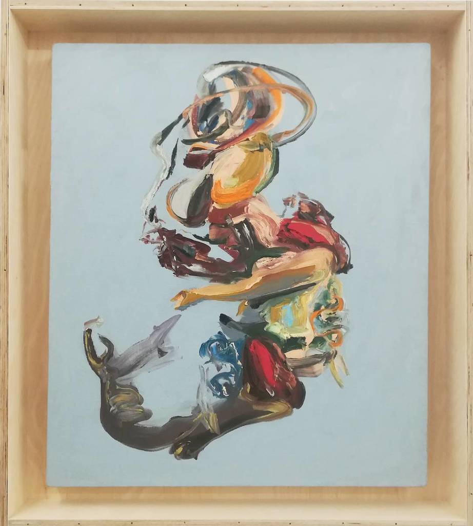 DanieleCapra's tweet photo. #MatteoFato #somersault curated by #AlfredoCramerotti #painting #wood #MichelaRizzo #Venice https://t.co/tj1vgr6uJg https://t.co/BB91ezlQc1