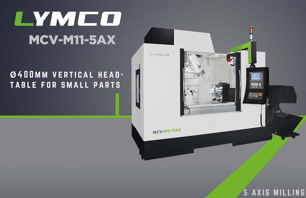 Lymco By Lywentech Lymco Mcv M11 5ax Provides A Simple Configuration For With Swivel Head B Axis And Rotary Table C Axis 5axis Millingjob Cnc Machinery T Co G9fyaya1s8