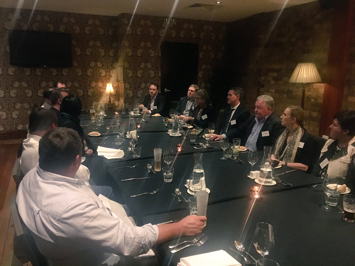 barnard_marcus's tweet photo. Fantastic to have Mark Hand ANZ Managing Director Corporate &amp; Commercial  Banking, in Toowoomba discussing insights with business leaders. https://t.co/PQIV25dyoE