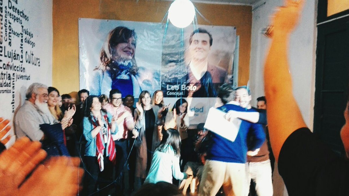 revorasantiago's tweet photo. Acompañamos a @LeoBoto en el lanzamiento de la lista de Unidad Ciudadana, porque en Luján también mucha gente se está quedando en el camino. https://t.co/3q0EKRfiwT