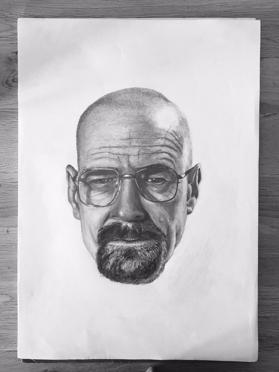 chris_gillen's tweet photo. Finally finished my #drawing of @BryanCranston โ๏ธ #bringbackbreakingbad #art https://t.co/NCO8OxrTMP