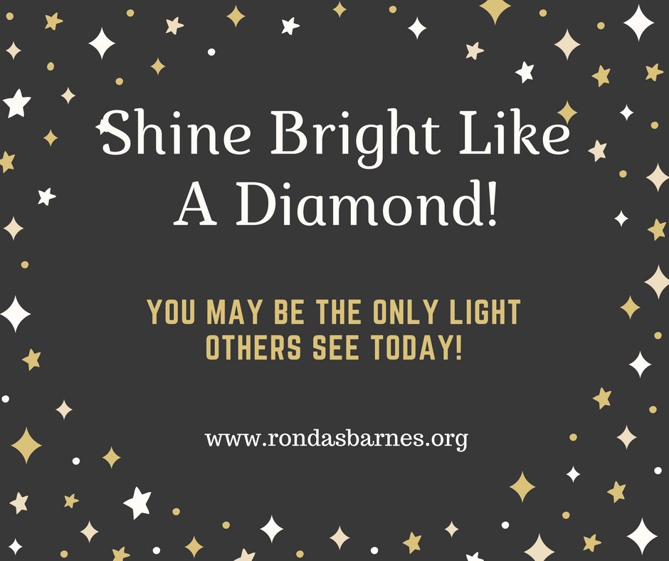 coachrsb's tweet photo. Don't be afraid to let your light shine! The world needs you! #rsbcoaching #shinebabyshine #brightasthestars https://t.co/D1sw4OnEbZ