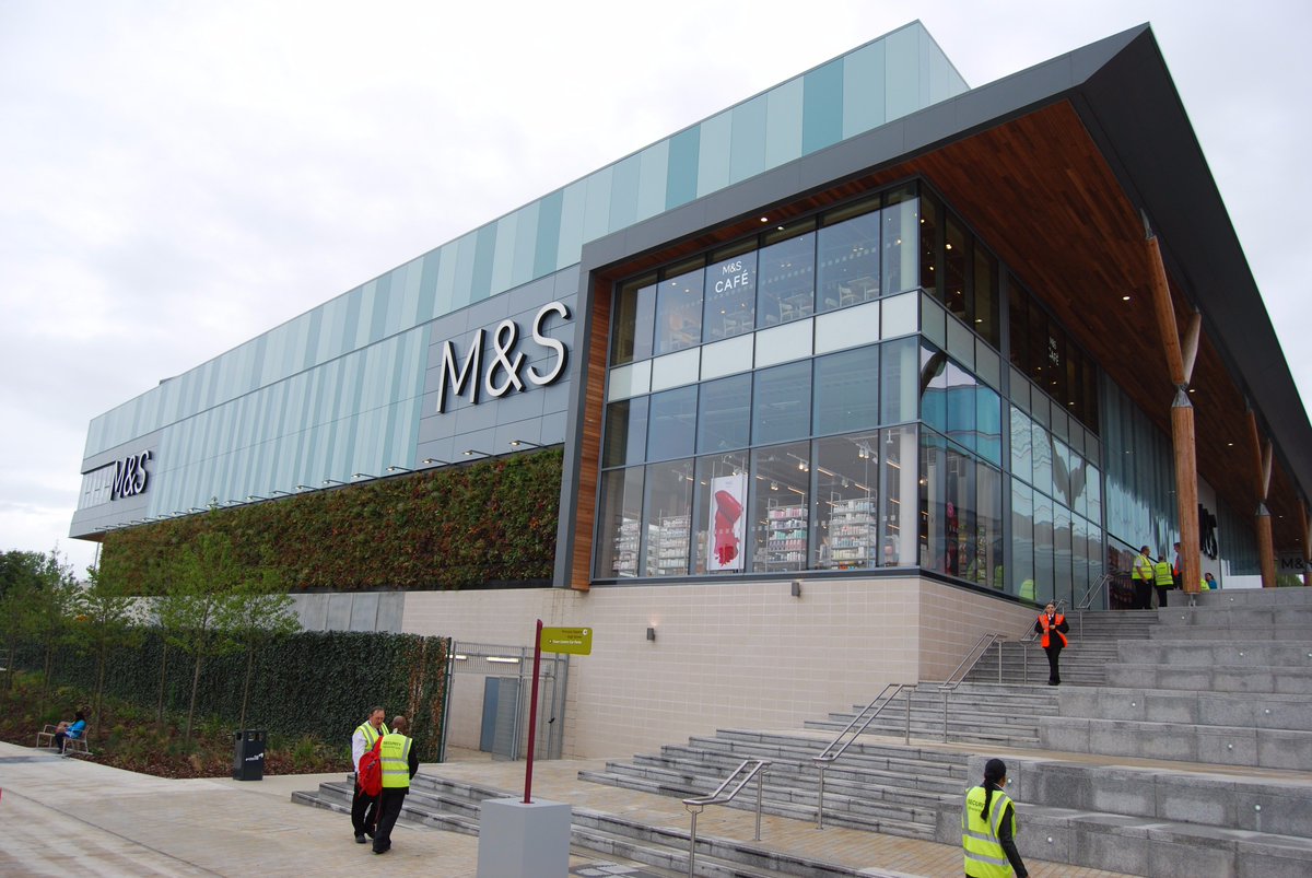 The green wall and <a href="/gillespiesnews/">Gillespies</a> landscaping are looking great between <a href="/waitrose/">Waitrose & Partners</a> and the newly opened <a href="/marksandspencer/">M&S</a> <a href="/The_Lexicon/">.</a>