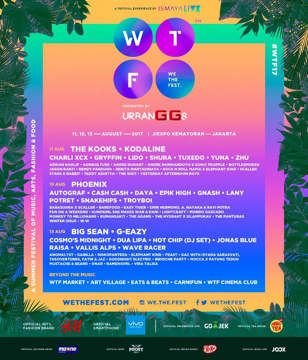 #SonyBuzz Saksikan juga <a href="/Kodaline/">Kodaline</a> <a href="/G_Eazy/">G-Eazy</a> <a href="/Daya/">daya</a> <a href="/snakehipsuk/">SNAKEHIPS（ミ￣ー￣ミ）</a> &amp; <a href="/CosmosMidnight/">Cosmo's Midnight</a> hanya di <a href="/WeTheFest/">We The Fest</a> 2017