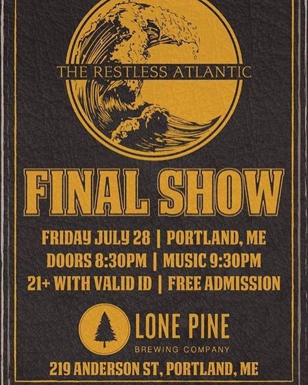 RatlanticRock's tweet photo. Tomorrow night is our last as The Restless Atlantic. We're playing our hearts out no matter what so why not be the… https://t.co/iWASI6cC6z https://t.co/JA85PrWGjj